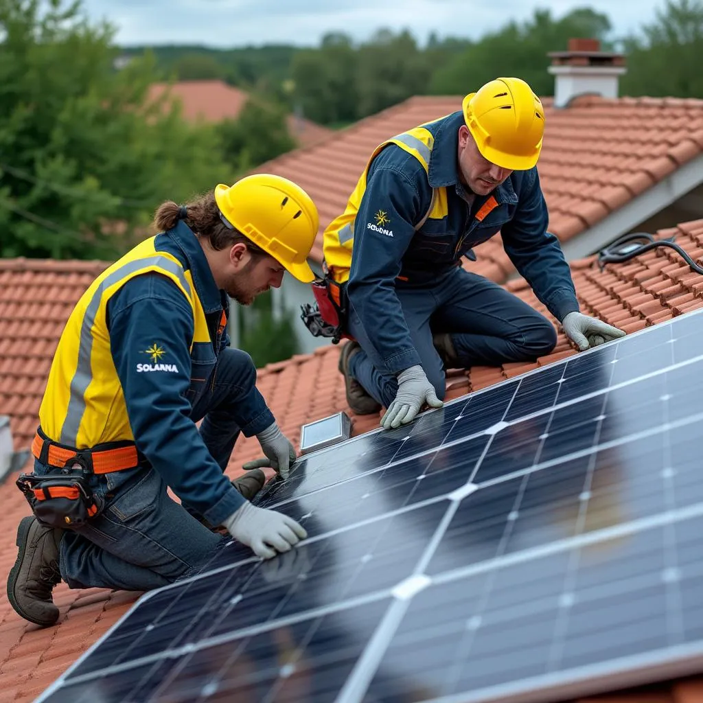 Tim Solarna Hrvatska postavlja panele